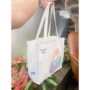 Túi Tote Túi Vải Canvas Phong Cách Hàn quốc siêu to mịn
