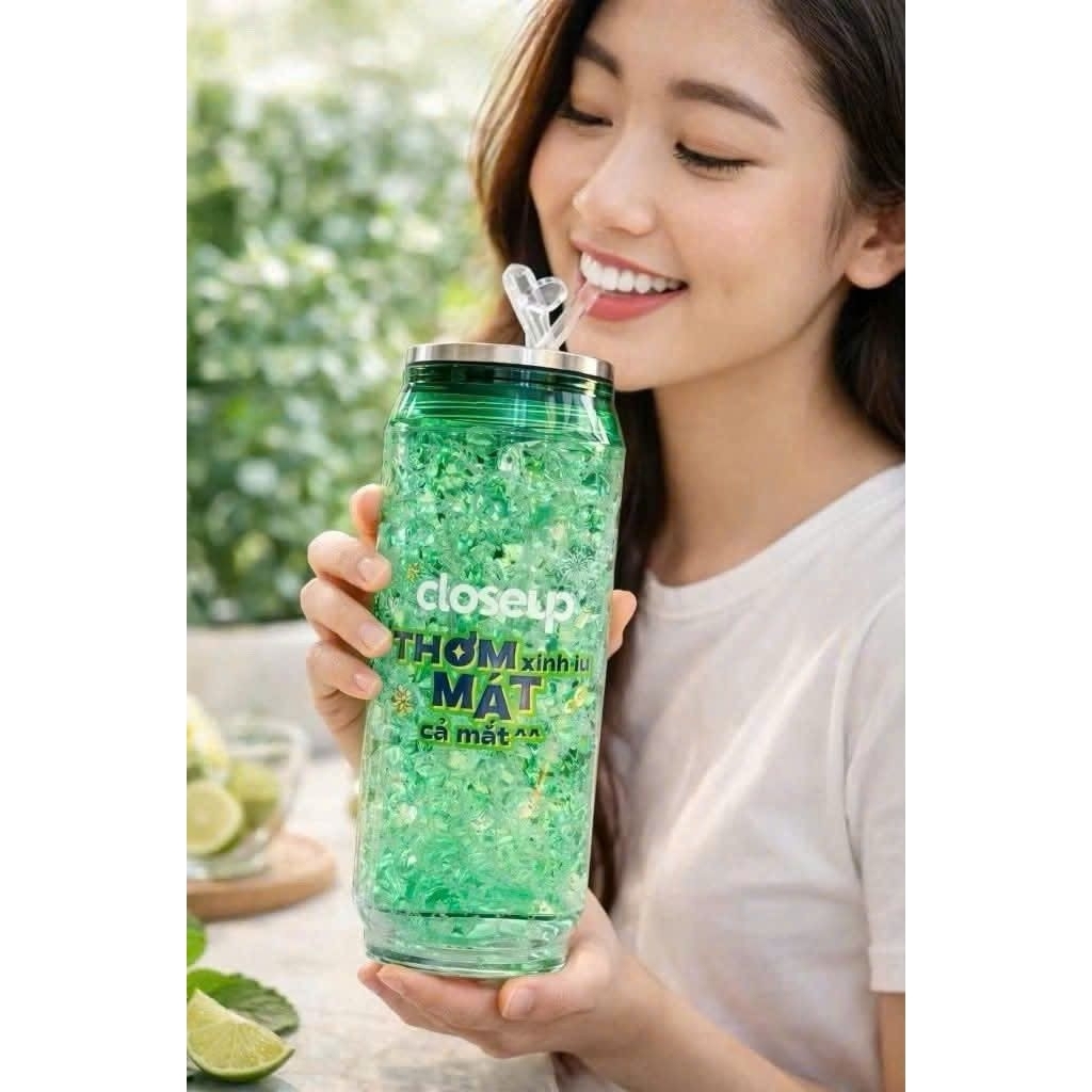 Bình Nước Closeup 450ml - Ly nước Closeup - Ly ice closeup