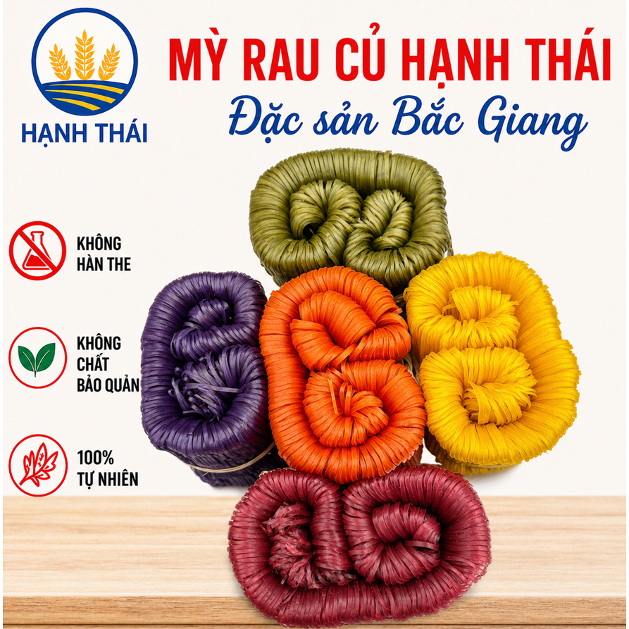 Mỳ Chũ rau củ Hạnh Thái cho người ăn kiêng, giảm cân và chế độ ăn đặc biệt