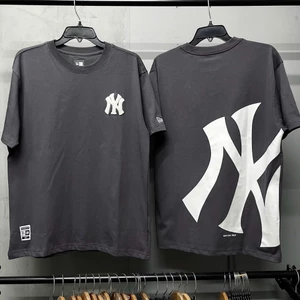 Áo Thun New Era Big Logo New York Yankees Gray - 13553699
