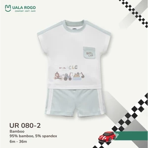 Bộ Cộc Tay Uala Hoạ Tiết Đáng Yêu Cho Bé Trai UR053 UR063 UR052 UR065 UR074 UR076 UR517 UR078 UR080