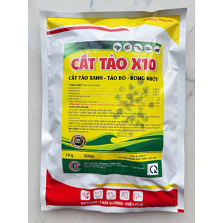 Cắt Tảo X10 - CU,S Diệt Tảo - BKC Diệt Khuẩ.nNấm Thuỷ Sản //// Sử lý rong , rêu , tảo , nấm , ổn định môi trường nước