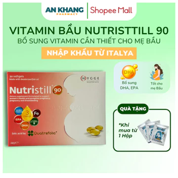 Vitamin Bầu Nutristill 90 - Bổ Sung DHA, EPA & Vitamin Cho Phụ Nữ Mang Thai & Cho Con Bú