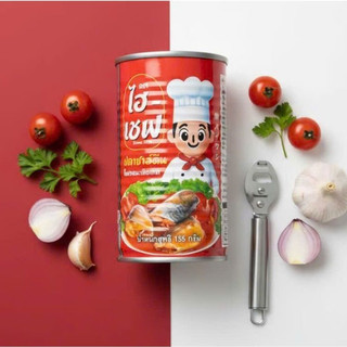 Combo 10-20 lon cá mòi sốt cà Hi Chef 155g. Ăn liền tiện lợi, đậm đà, dễ dùng - Pi Hàng Thái