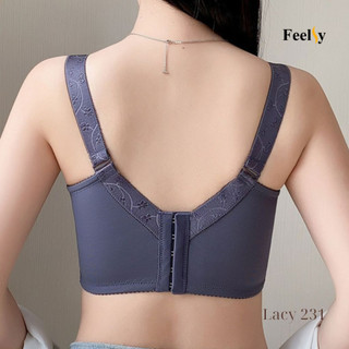 [CHÍNH HÃNG CAO CẤP] Áo ngực FEELSY bra định hình bản to không gọng có lót mỏng gọn mỡ lưng, nách Lacy 222