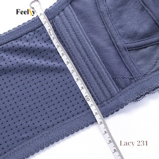 [CHÍNH HÃNG CAO CẤP] Áo ngực FEELSY bra định hình bản to không gọng có lót mỏng gọn mỡ lưng, nách Lacy 222