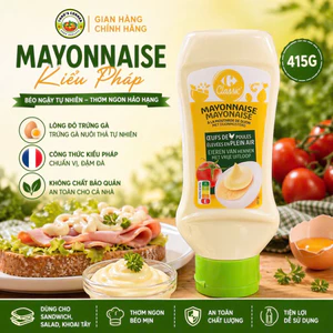 XỐT MAYONNAISE KIỂU PHÁP 415G – BÉO MỊN, CHUẨN VỊ CHÂU ÂU