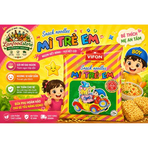 Mì snack trẻ em Vifon ăn liền giòn cay nhẹ siêu ngon gói ăn vặt