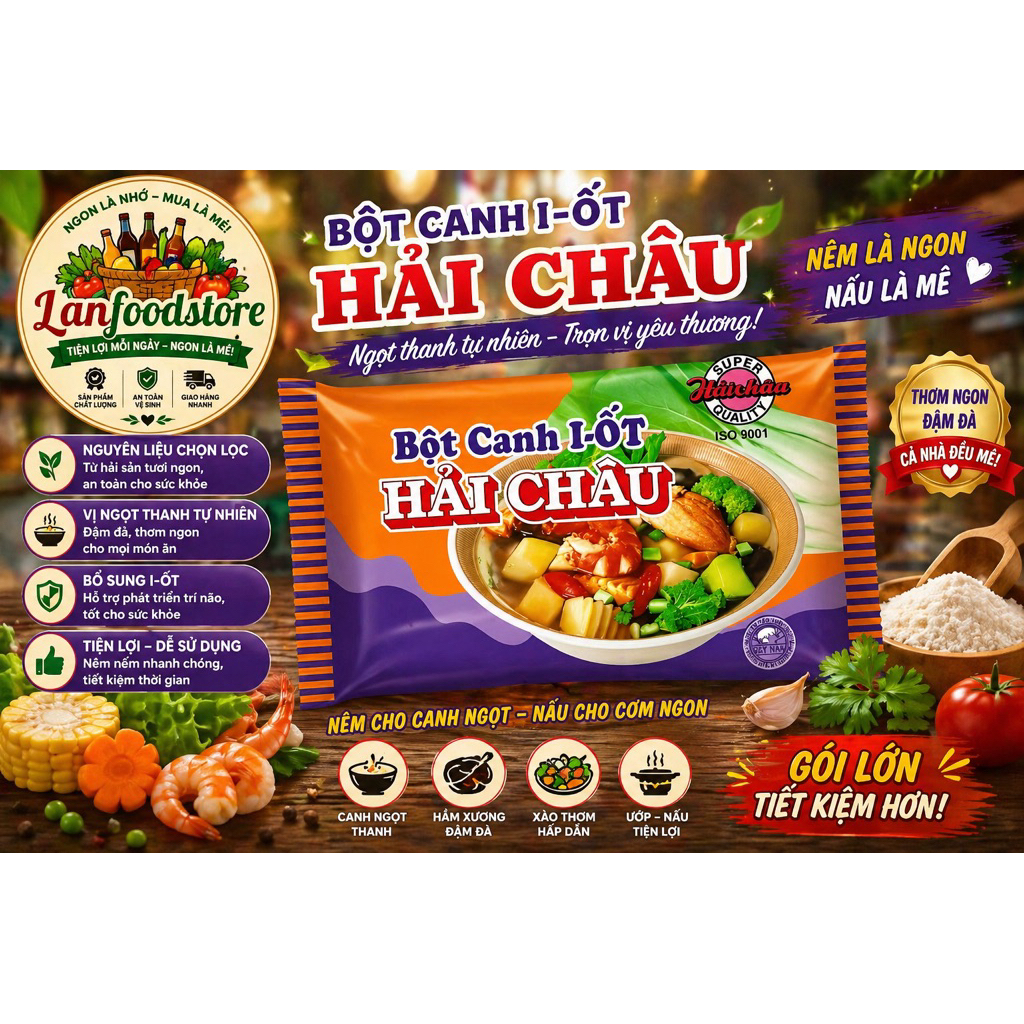 Bột Canh I-Ốt – Gia Vị Quốc Dân, Nêm Gì Cũng Ngon, Giá Tốt