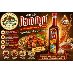 Nước nắm Nam Ngư 900ml/750ml – Đậm Đà Chuẩn Vị Việt