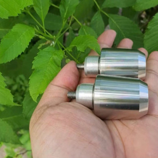 [Giá Rẻ] Gù tạ inox 304 ( cặp)  tặng kèm nhôm đóng gù giúp đầm tay láy ( trừ vario , vision ab đời mới không lắp được)