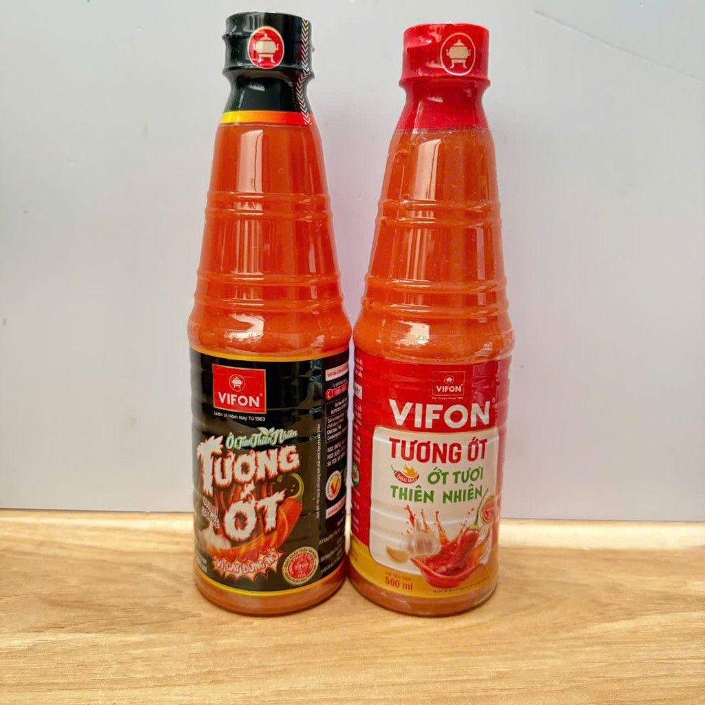 Chai Tương Ớt VIFON 500ml || Cay Ngon Đậm Vị | Ăn Kèm Mì, Đồ Chiên