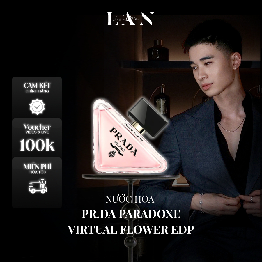 [LAN] Nước Hoa Nữ Pr.da Paradoxe Virtual Flower EDP 50/90ml Fullbox