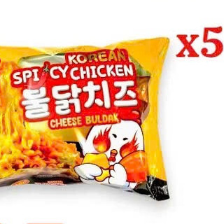 [Lốc 5 gói tặng 1 gói] Mì trộn gà cay phô mai ABC 80g ăn liền dễ chế biến tiện lợi - Hàng Indonesia