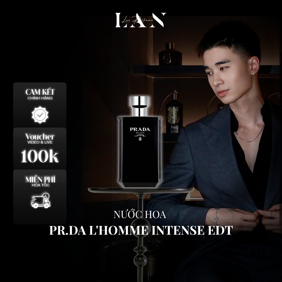 [LAN] Nước Hoa Nam Pr.da L'Homme Intense EDT 100ml Fullbox