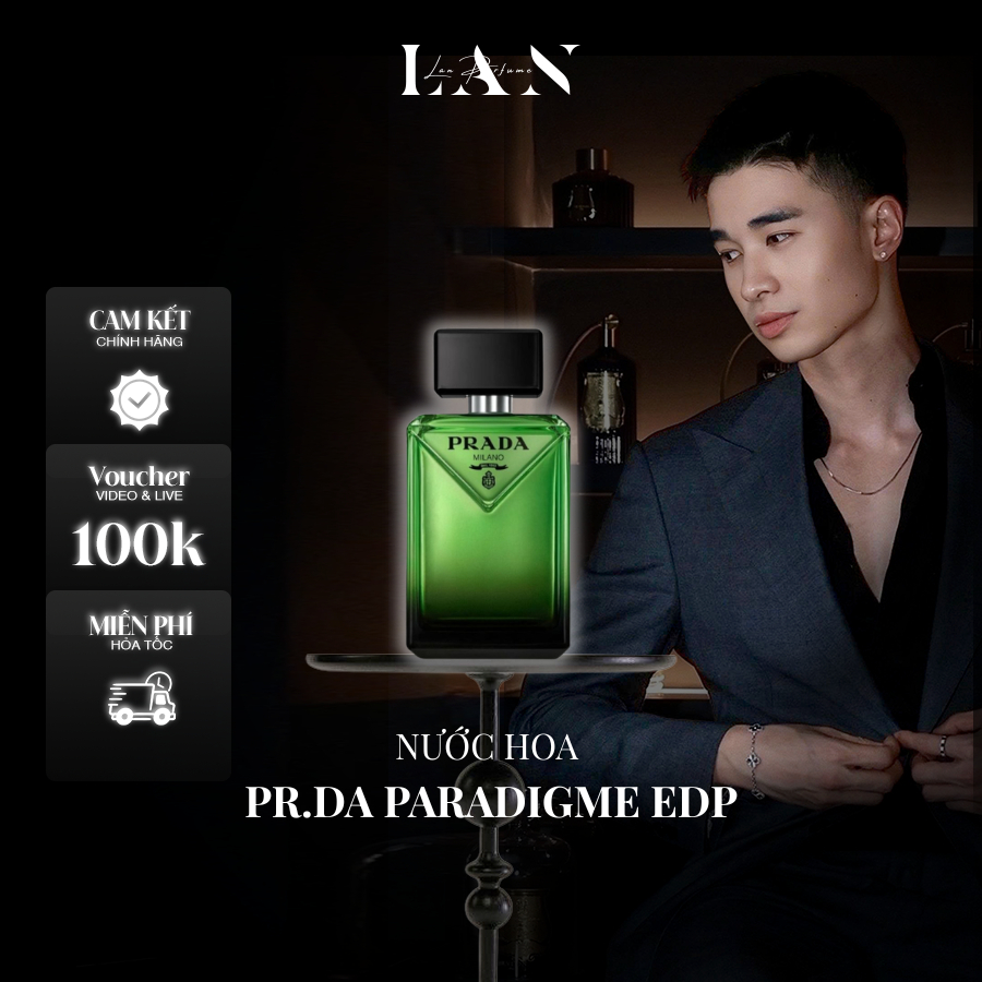 [LAN] Nước Hoa Nam Pr.da Paradigme EDT 100ml Fullbox