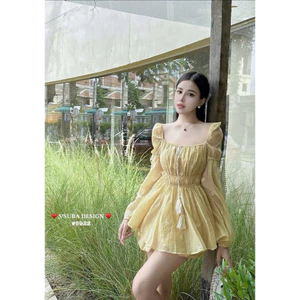 Set Ren Hoa Xoè Bồng Nơ Xinh