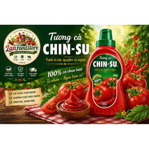 Tương Cà CHIN-SU 500g/|Chua Ngọt Đậm Vị | Ăn Kèm Đồ Chiên, Xúc Xích, Mì