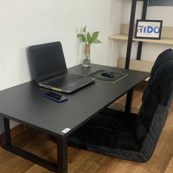 Bàn Học Ngồi Bệt Gấp Gọn Kiểu Nhật – Bàn Làm Việc Xếp Gọn Gỗ MDF Phủ Melamin Cao Cấp, Thiết Kế Nhỏ Gọn Tiện Lợi