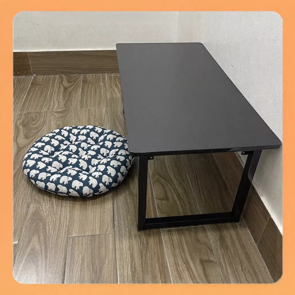 Bàn Học Ngồi Bệt Gấp Gọn Kiểu Nhật – Bàn Làm Việc Xếp Gọn Gỗ MDF Phủ Melamin Cao Cấp, Thiết Kế Nhỏ Gọn Tiện Lợi