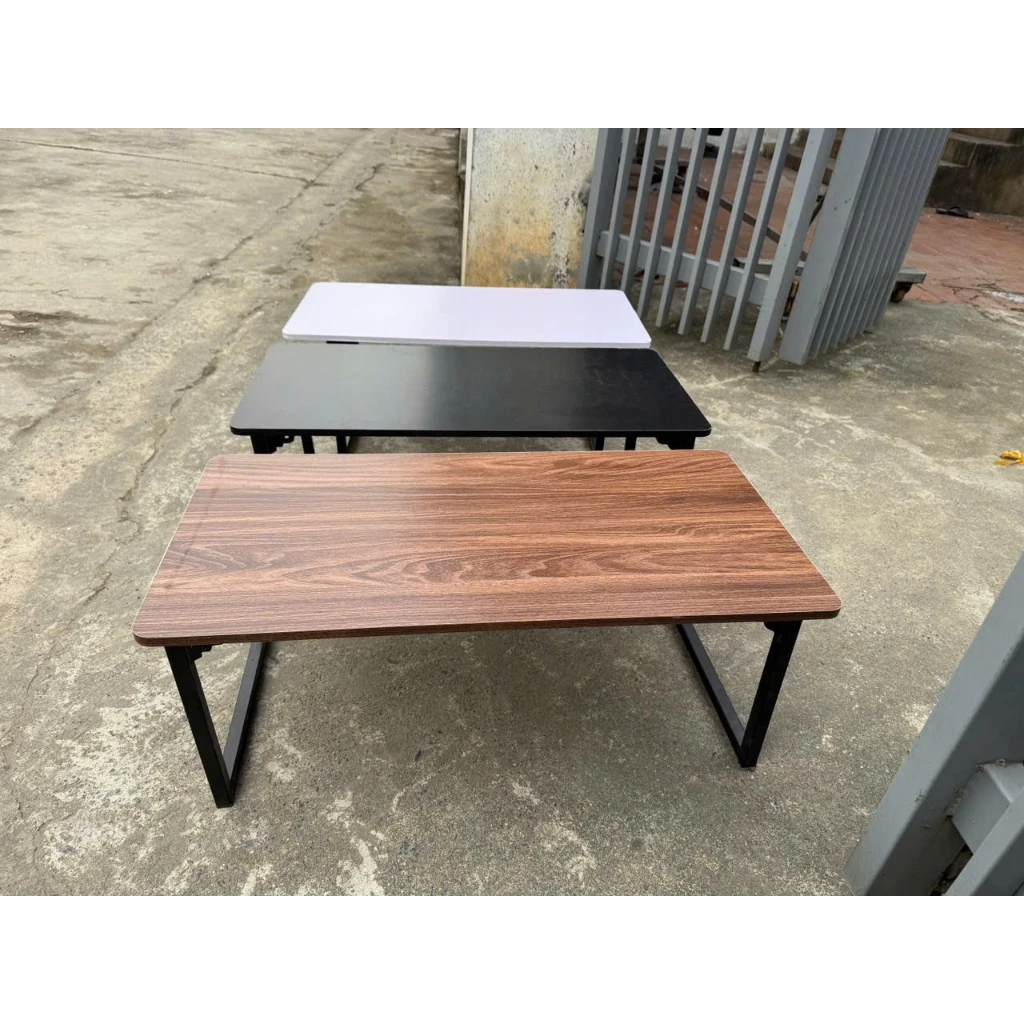 Bàn Học Ngồi Bệt Gấp Gọn Kiểu Nhật – Bàn Làm Việc Xếp Gọn Gỗ MDF Phủ Melamin Cao Cấp, Thiết Kế Nhỏ Gọn Tiện Lợi