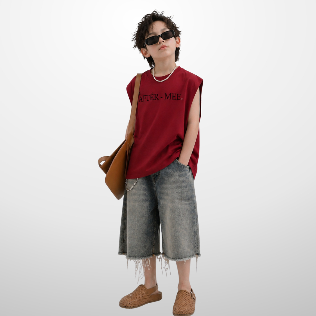 Áo Thun Ngắn Tay Mùa Hè Cho Bé Trai, Bé Gái In Hình Năng Động, Cổ Tròn B515 | JJ Kids Fashion