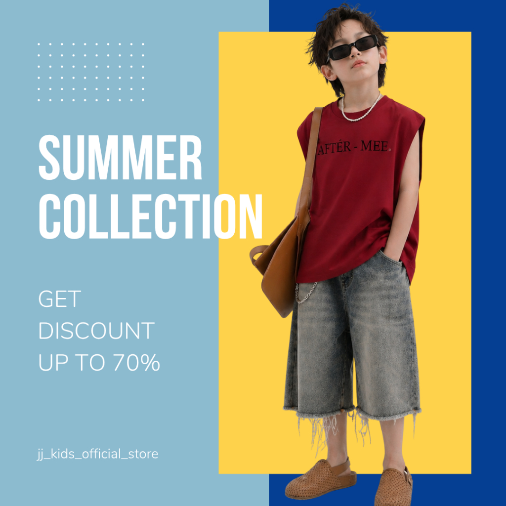 Áo Thun Ngắn Tay Mùa Hè Cho Bé Trai, Bé Gái In Hình Năng Động, Cổ Tròn B515 | JJ Kids Fashion