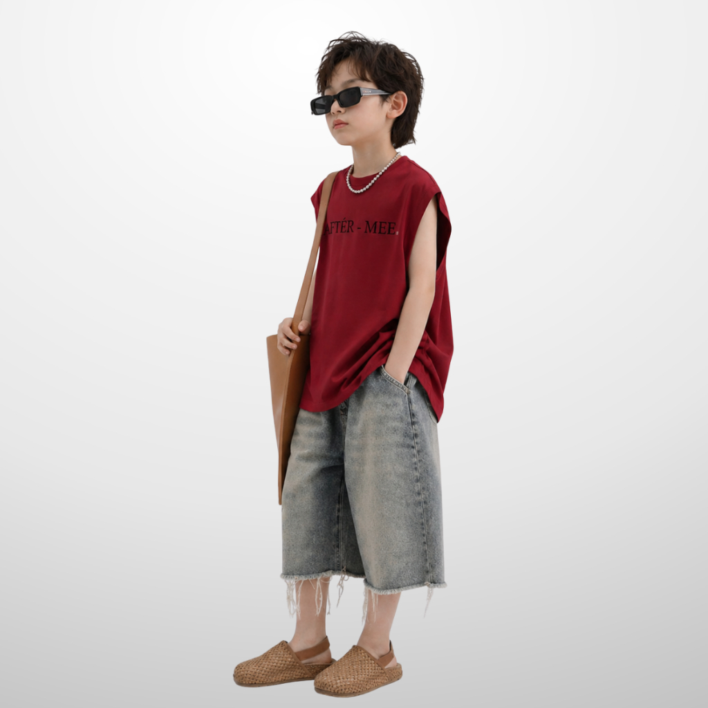 Áo Thun Ngắn Tay Mùa Hè Cho Bé Trai, Bé Gái In Hình Năng Động, Cổ Tròn B515 | JJ Kids Fashion