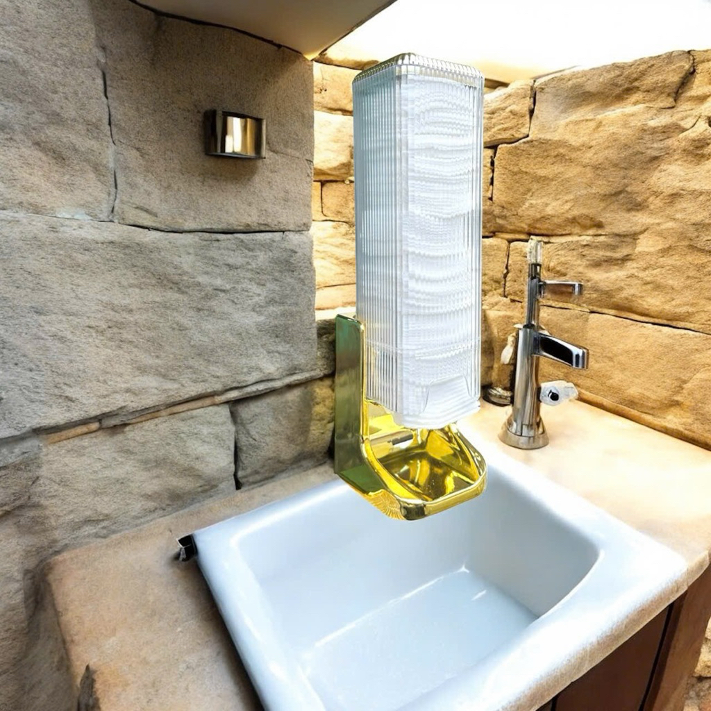 hộp đựng bông tẩy trang vuông dáng tường chống bụi bẩn decor bàn trang điểm VNS303 ( TẶNG MIẾNG DÁN)