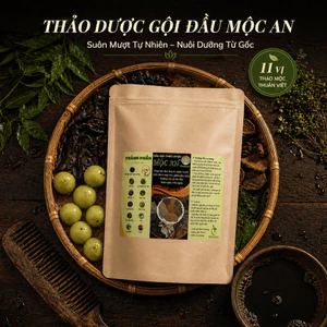 Dầu Gội Thảo Dược Mộc An AYOYA 11 Vị Hà Thủ Ô Bồ Kết Hỗ Trợ Giảm Gãy Rụng Nuôi Dưỡng Tóc Chắc Khỏe