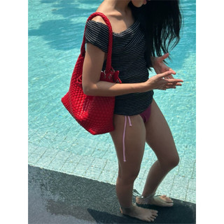 Sẵn Hoả Tốc - Túi Ecoday Woven Tote Bag Size M Chính Hãng (fullbox)