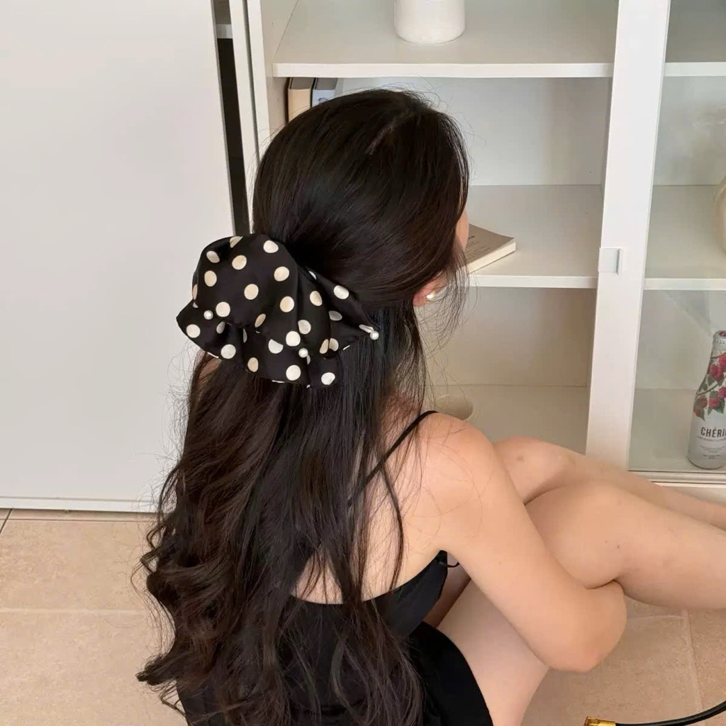 ZuchenbyKao Kẹp tóc chấm bi