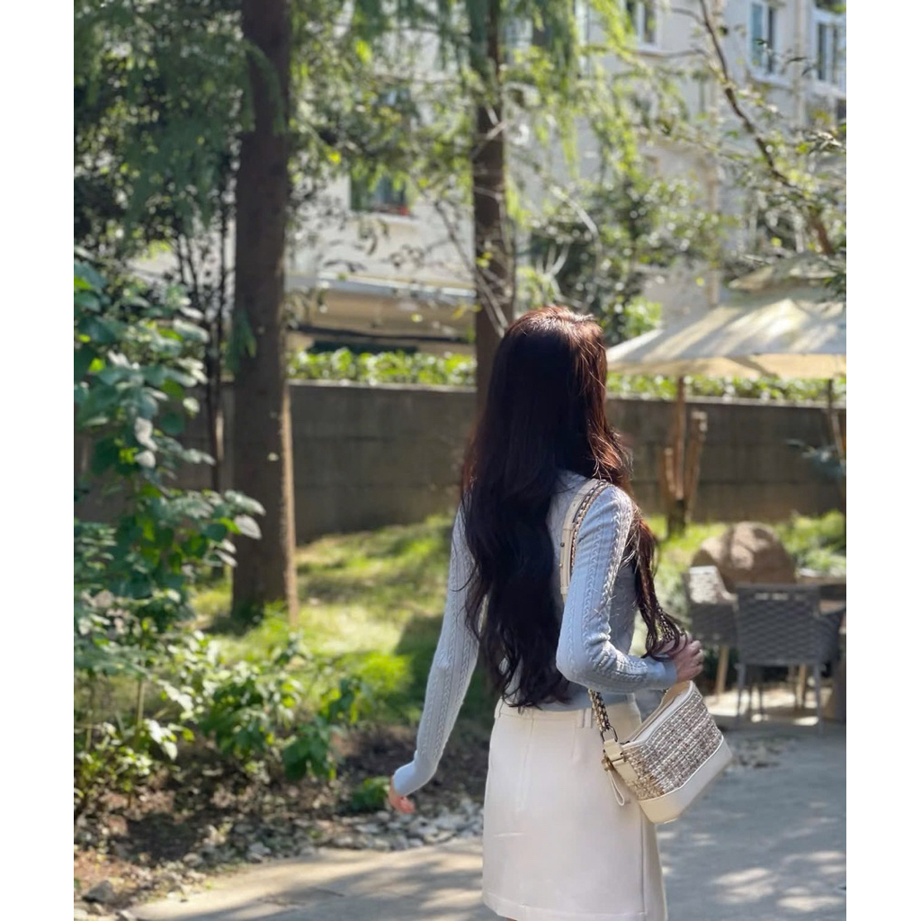 Túi xách HoBo phối dạ size 22cm siêu xinh TẶNG CHARM siêu xinh
