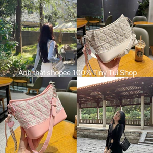 Túi xách HoBo phối dạ size 22cm siêu xinh TẶNG CHARM siêu xinh