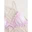 Bộ Đồ Bơi 2 Mảnh Bikini Caro Hồng Xinh Xắn Set Đồ Đi Biển Nữ Họa Tiết Gingham Đáng Yêu Nữ Tính Cao Cấp