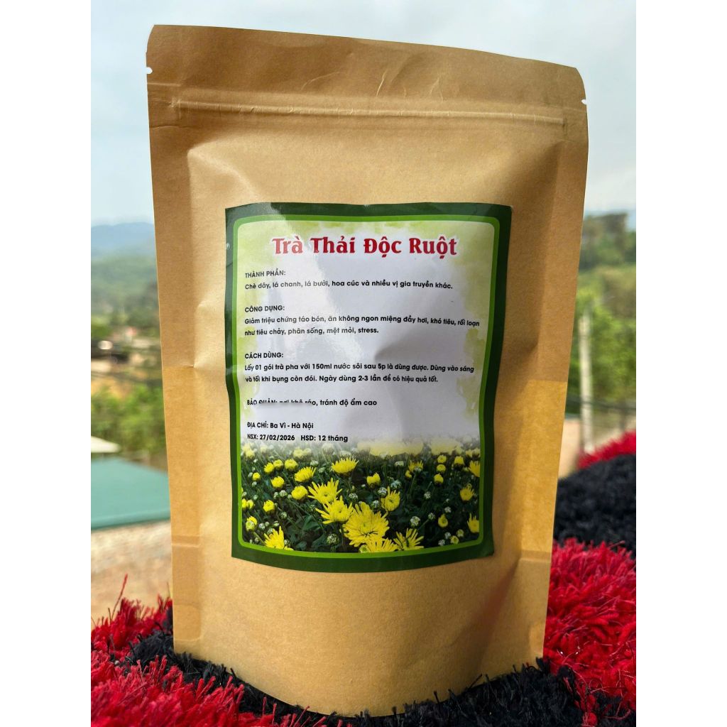 Trà Túi Lọc Thải Độc Ruột Thảo Mộc Dân Gian Hỗ Trợ Tiêu Hóa Giảm Táo Bón Thanh Lọc Cơ Thể