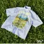 Áo Sơ Mi Boxy Unisex Sunshine Garden Thêu Hoa Cúc Vải Oxford Kẻ Sọc ARTGOD HMA105