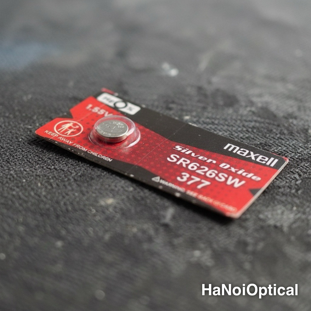 Pin Đồng Hồ Maxell SR626SW (377) 1.55V Silver Oxide Chính Hãng - 1 Viên