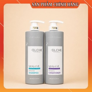 (Chính Hãng) Cặp dầu gội xả ELCHE 800ml Phục Hồi Ngăn Tóc Gãy Rụng