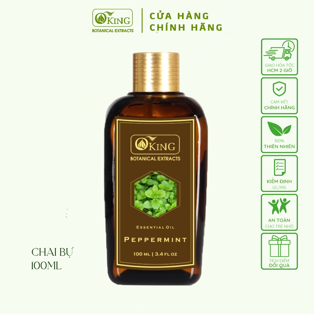 Tinh dầu Bạc hà xông phòng đuổi chuột, khử mùi, thanh lọc không khí | Oking Việt Nam