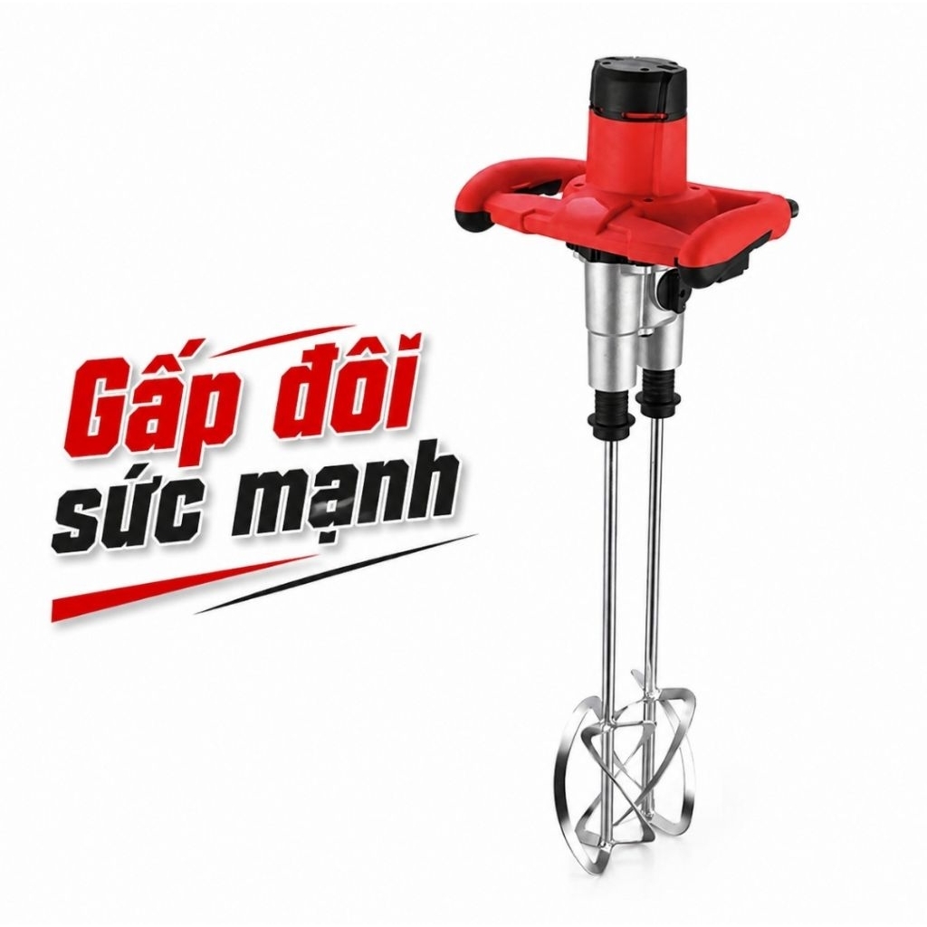 Máy Khuấy Sơn Hồ Dầu Cầm Tay Công Suất Lớn 6 Cấp Tốc Độ – Mô Tơ Dây Đồng – Khuấy Sơn, Bột Bả, Keo, Hồ Xi Măng