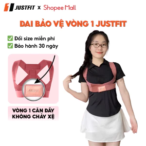 Đai bảo vệ vòng 1 JUSTFIT định hình, chống gù lưng, cố định lưng, ngực khi chơi thể thao, tập gym