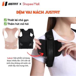 2 miếng đệm vai nách JUSTFIT hỗ trợ giảm đau nách khi đeo đai, tập yoga, thể thao