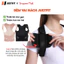 2 miếng đệm vai nách JUSTFIT hỗ trợ giảm đau nách khi đeo đai, tập yoga, thể thao