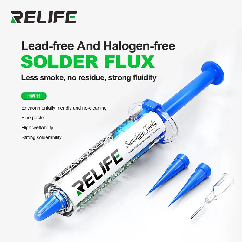 Mỡ hàn RELIFE HW11 10cc không chì không halogen