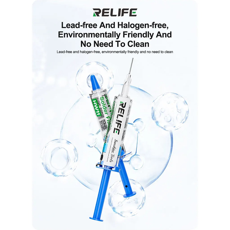 Mỡ hàn RELIFE HW11 10cc không chì không halogen