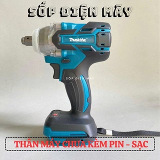 Thân máy siết bulong Makita 380Nm chân pin phổ thông 4cm hàng cao cấp động cơ không chổi than