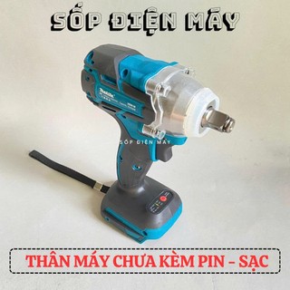 Thân máy siết bulong Makita 380Nm chân pin phổ thông 4cm hàng cao cấp động cơ không chổi than