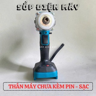 Thân máy siết bulong Makita 380Nm chân pin phổ thông 4cm hàng cao cấp động cơ không chổi than
