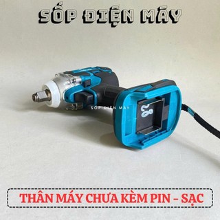 Thân máy siết bulong Makita 380Nm chân pin phổ thông 4cm hàng cao cấp động cơ không chổi than